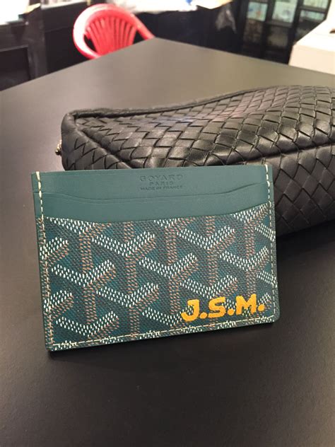 goyard card holder authentic|maison Goyard card holder.